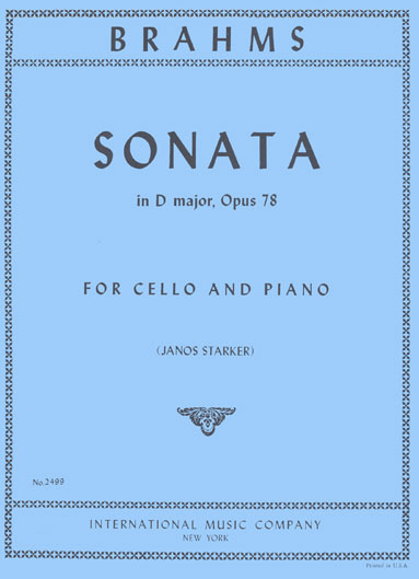 Brahms - Cello Sonata in D Op.78 (INT)