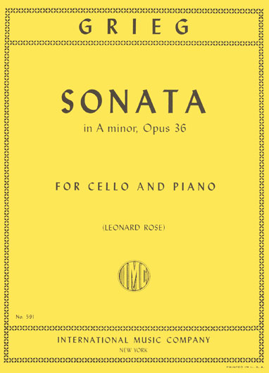 Grieg - Cello Sonata in A minor Op. 36 (INT)