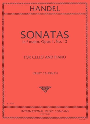 Sonata in F Op.1 No.12