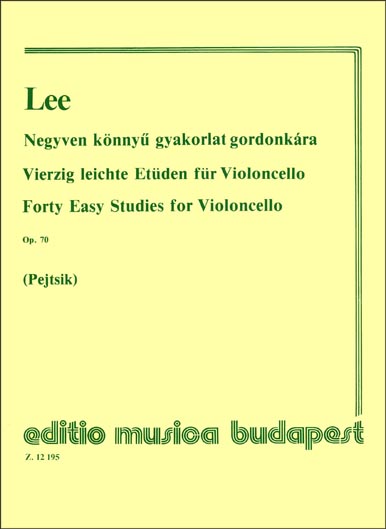 Forty Easy Studies for Cello Op.70
