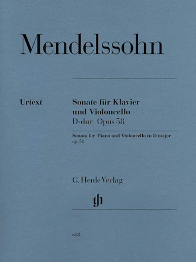 Mendelssohn - Cello Sonata in D major, Op. 58 (HEN)