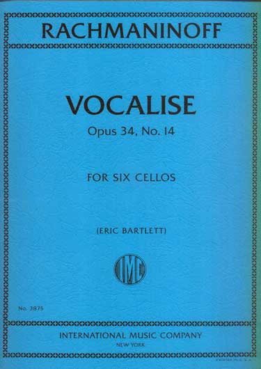Rachmaninoff - Vocalise Op. 34, No. 14 for Six Cellos (INT)