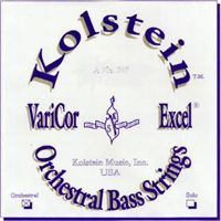 Varicor Bass D String - medium - 3/4