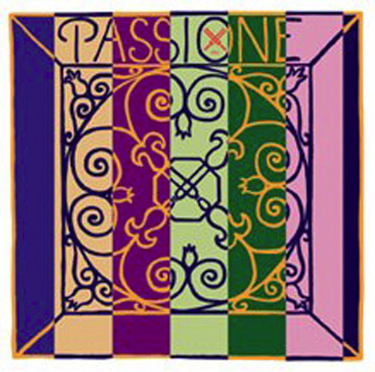 Passione Solo Violin D string - silver - medium