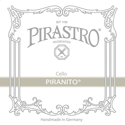 Piranito Cello D String - medium - 1/4-1/8
