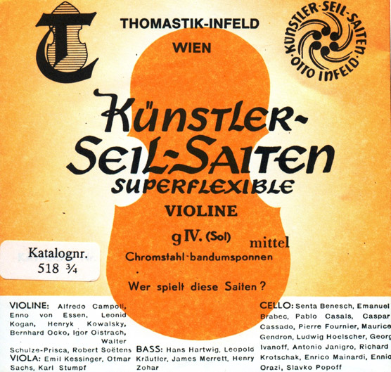Superflexible Violin G String - medium - 3/4