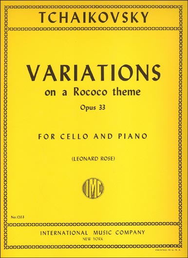 Tchaikovsky - Variations on a Rococo Theme, Op. 33 (INT)
