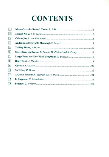Suzuki Bass School - Volume 1 - Piano Accompaniment - Book