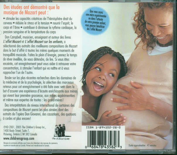 L'effet Mozart Musique pour les mamans dès la grossesse CD