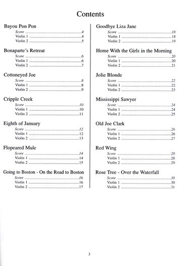 American Fiddle Tunes - Violin 1 and 2