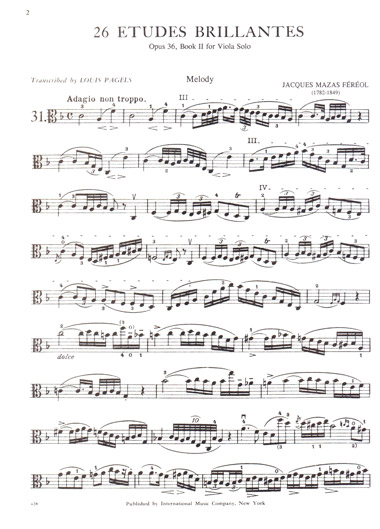 Etudes Brillantes, Op. 36 Book II
