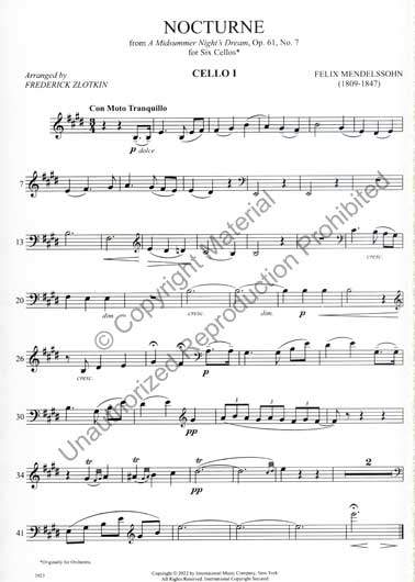 Mendelssohn - Nocturne from A Midsummer Night's Dream, Op. 61