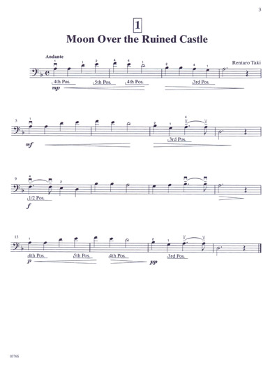 Suzuki Bass School - Volume 3 - Bass Part - Book