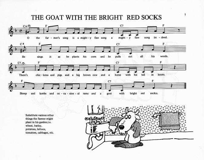 Goat with The Bright Red Socks Book and CD