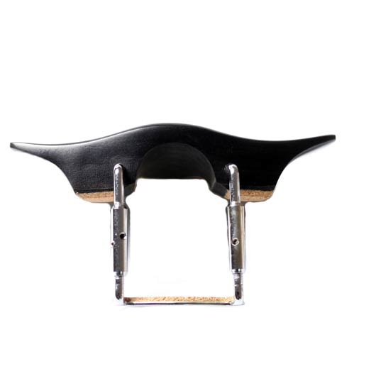 Flesch Ebony Chinrest - 4/4 (With Hump) - Jade