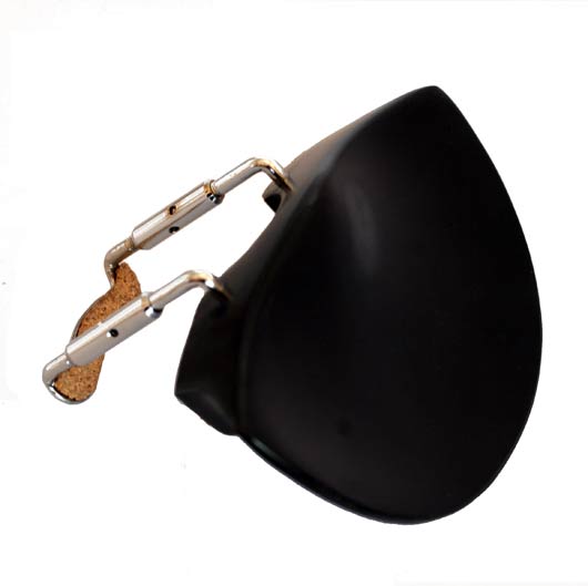 Flesch Ebony Chinrest - 4/4 (With Hump) - Jade