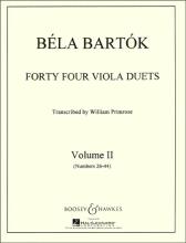Bartók - 44 Duets for Two Violas, Vol. 2 (B&H)