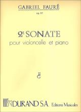 Faure - Cello Sonata No. 2 in G minor, Op. 117 (DUR)