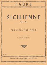 Faure - Sicilienne Op. 78 for Viola and Piano (INT)