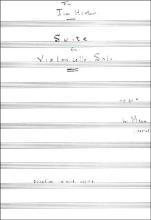 Suite for Violoncello Solo