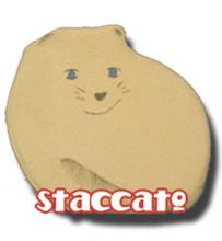  Fiddle Friends Staccato (Cat) Shoulder Rest - Thick