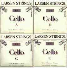 Larsen Fractional Cello Set (C and G Wire Core) - medium - 1/4