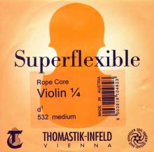 Superflexible Violin D String - medium - 1/4