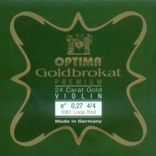 Goldbrokat Premium 24 Carat Gold Violin String - E 27 - 4/4 Loop