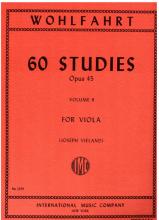 Wohlfahrt - 60 Etudes Op. 45 for Viola - Vol. 2